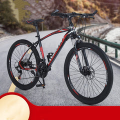 Shock Absorbing 21-27 Speed Cross Country/Mountain Bike with 24 or 26" Wheels