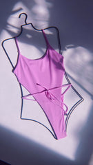 Women's 'Samira' One-Piece Swimsuit - Lilac