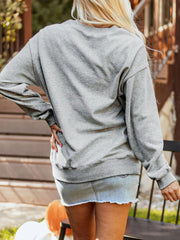 HALLOWEEN Women's 'Spooky' Ghost Sequin Sweatshirt
