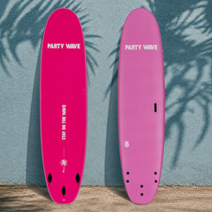 8 Foot Surfboard Trading Co. | Party Wave Soft Top Surfboard - Rose