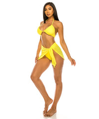Women's 'Beach Bombshell' Three-Piece Bikini Swimsuit
