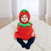 Infant's Unisex Strawberry Onesie And Hat HALLOWEEN
