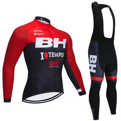 Unisex Long Sleeve Cycling Kit - Jersey/Bibs Combo