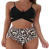 Women's 'Christina' High Waist Two-Piece Bikini Swimsuit