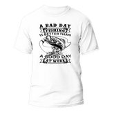 Outdoorzees Unisex 'A Bad Day Fishing' T-Shirt