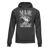 Outdoorzees Unisex 'A Bad Day Fishing' Hoodie
