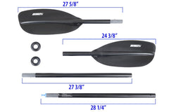 Sea Eagle Boats 8' 4 Part Asymmetrical Carbon-Fiber/Fiberglass Paddle