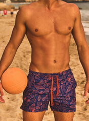 Men's Swim Trunks - Neon Drift