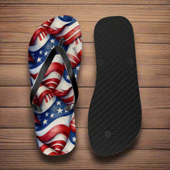 Unisex Patriotic Flip Flops