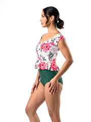Women's Two-Piece Tankini Swimsuit - Peony White