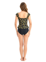 Women's Two-Piece Tankini Swimsuit - Sunflower