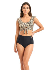 Women's High Waist Two-Piece Bikini Swimsuit - Serval