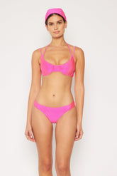 Women's Two-Piece Bikini Swimsuit - Hot Pink