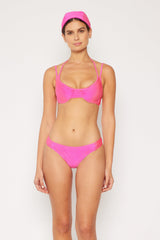 Women's Two-Piece Bikini Swimsuit - Hot Pink
