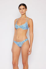 omen's Two-Piece Bikini Swimsuit - Small Flowers