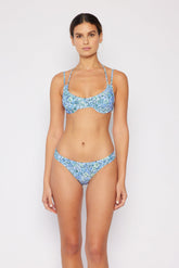 omen's Two-Piece Bikini Swimsuit - Small Flowers