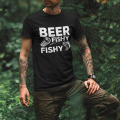 Outdoorzees Unisex 'Beer Fishy Fishy' T-Shirt