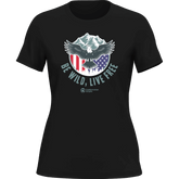 Outdoorzees Women's 'Be Wild, Live Free' T-Shirt