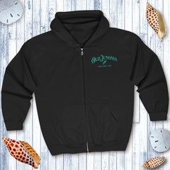 Unisex 'Old Junonia Sheller's Club' Zip Hoodie Sweatshirt - Shelling Clothes