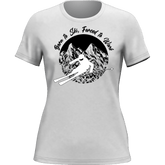 Women's 'Born To Ski Forced To Work' T-Shirt