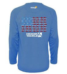 Boy's 'American Fish' UV Fishing Shirt (Size 10-16)