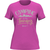 Outdoorzees Women's 'Camping Is My Therapy' T-Shirt