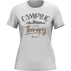 Outdoorzees Women's 'Camping Is My Therapy' T-Shirt