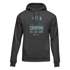 Outdoorzees Unisex 'Camping Live Love Camp' Hoodie