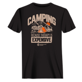 Outdoorzees Unisex 'Camping... Is Expensive' T-Shirt