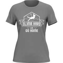 Outdoorzees Women's 'Climb Hard Or Go Home' T-Shirt