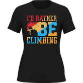 Outdoorzees Women's 'I'd Rather Be Climbing' T-Shirt