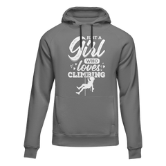 Outdoorzees Women's 'Just A Girl Who Loves Climbing' Hoodie