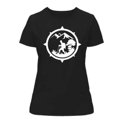 Outdoorzees Women's Hiking Mountain Compass T-Shirt