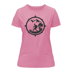 Outdoorzees Women's Hiking Mountain Compass T-Shirt