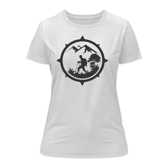 Outdoorzees Women's Hiking Mountain Compass T-Shirt