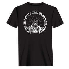 Outdoorzees Unisex 'Cycling In The Morning' T-Shirt