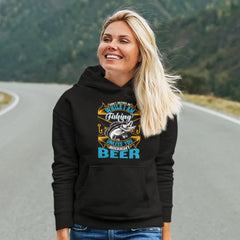 Outdoorzees Unisex 'Don't Bother Me While I'm Fishing' Hoodie