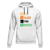 Outdoorzees Unisex 'Eat Sleep Fishing Repeat' Hoodie
