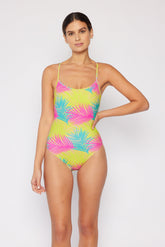 Women's One-Piece Swimsuit - Multi Palms