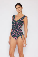 Women's One-Piece Swimsuit - Roses