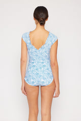 Women's One-Piece Swimsuit - Thistle Blue