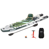 12 Foot Sea Eagle Boats | FS1210 FishSUP™ Inflatable Fishing Stand-Up Paddleboard - Swivel Seat Fishing Rig Package
