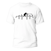 Outdoorzees Unisex Fishing Heart Beat T-Shirt