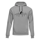 Outdoorzees Unisex Fishing Heart Beat Hoodie