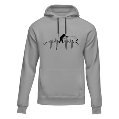 Outdoorzees Unisex Fishing Heart Beat Hoodie