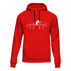 Outdoorzees Unisex Fishing Heart Beat Hoodie