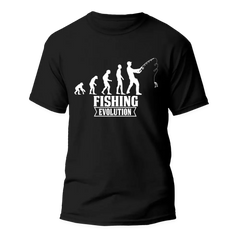 Outdoorzees Unisex 'Fishing Evolution' T-Shirt