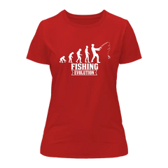 Outdoorzees Women's 'Fishing Evolution' T-Shirt