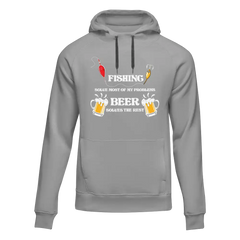Outdoorzees Unisex 'Fishing Solves All My Problem' Hoodie