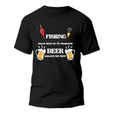 Outdoorzees Unisex 'Fishing Solves All My Problems' T-Shirt